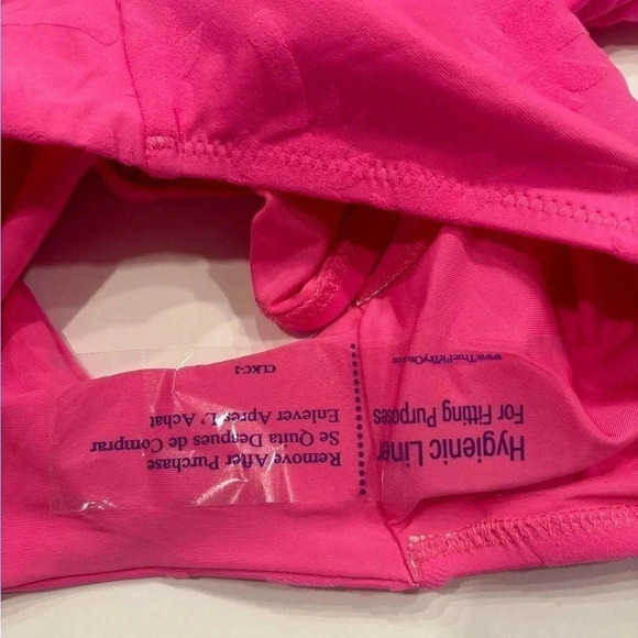 Trina Turk SWAY RUFFLE NECK ONE PIECE Size 10 Venus Pink NWT - Picture 5 of 11